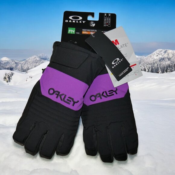 Oakley Mens Waterproof Winter Gloves Thinsulate Snow Snowboarding Ski Tubing NWT - Picture 14 of 15